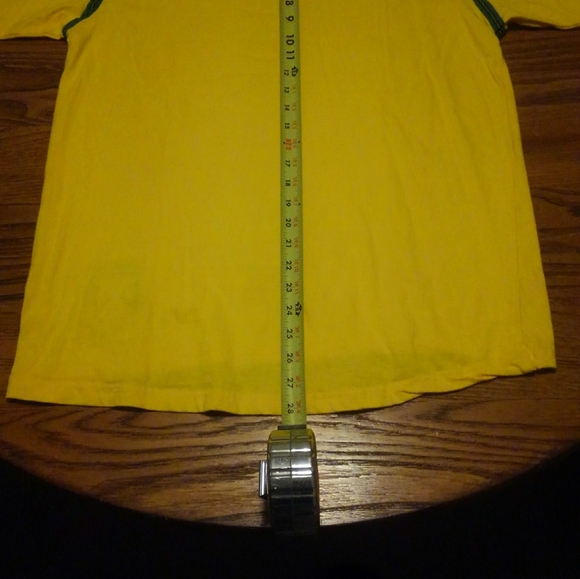 ๐๏ธ Jamaica Shirt ๐ด ๐ Embroidered XL Bob Marley Island Paradise Yellow Tee - Picture 9 of 10